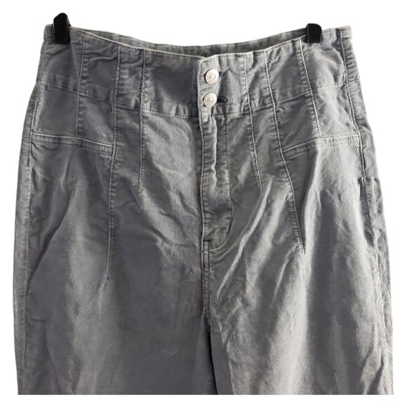 CT2272 We the Free Light Blue High Waist Corduroy Flare Pant 31 - Picture 2 of 9